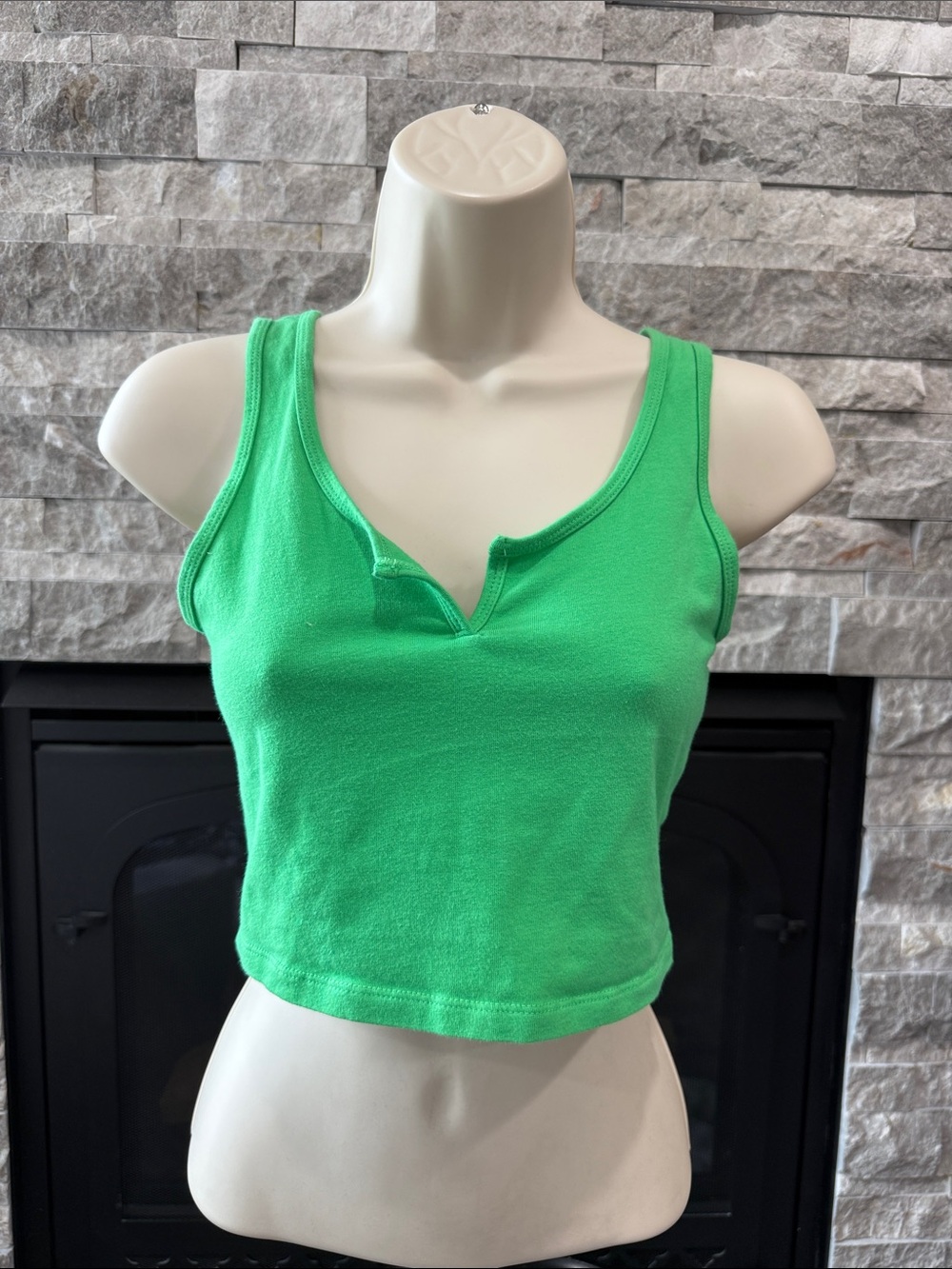 Wild Fable Bright Green Top